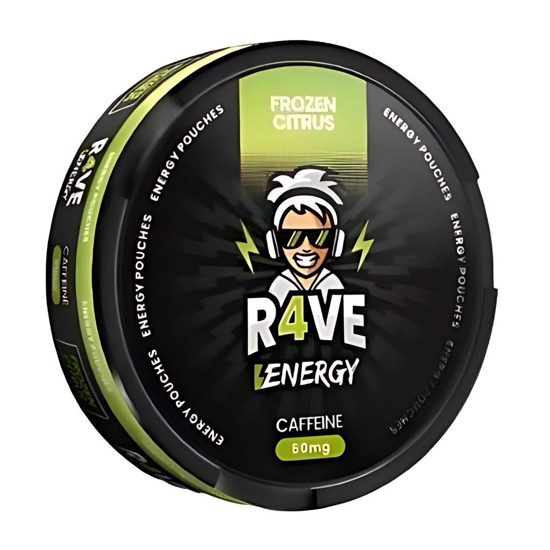 R4VE ENERGY Frozen Citrus Caffeine Pouches | 50MG