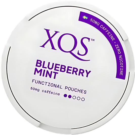 XQS Blueberry Mint Caffeine Pouches | 50MG