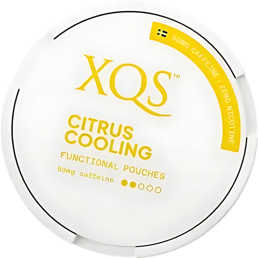 XQS Citrus Cooling Caffeine Pouches | 50MG